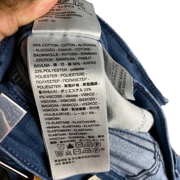 Levi's Women's 710 Super Skinny Denim Jeans - Picture 5 of 9